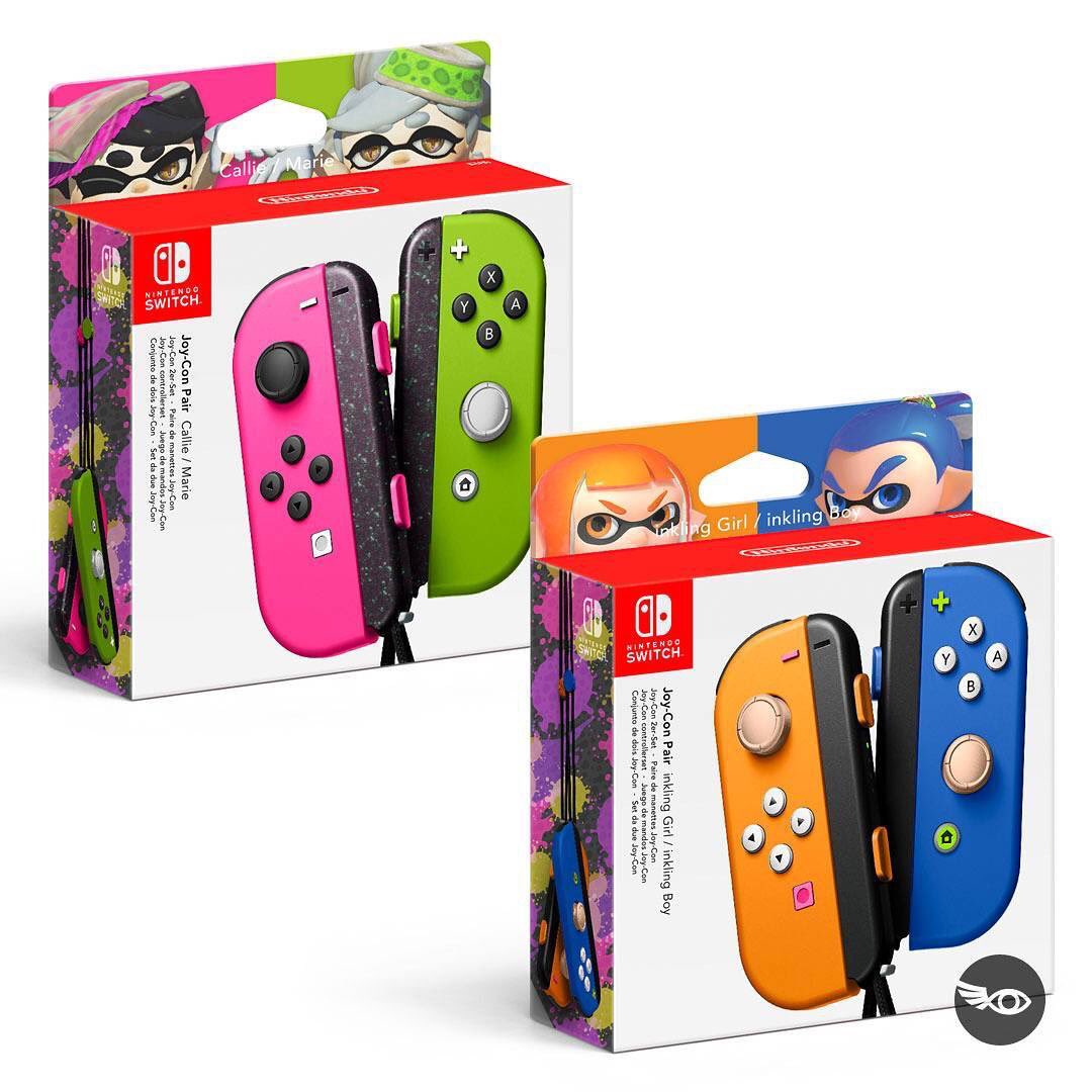 ジョイコン joycon カスタム スプラ色 - 家庭用ゲーム本体